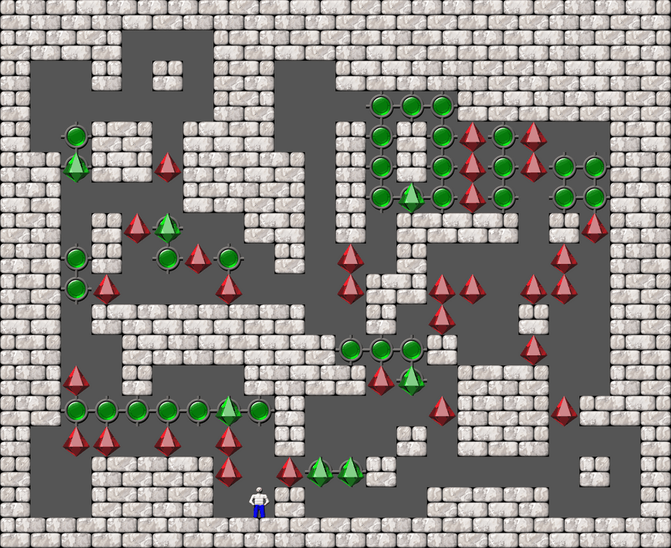 Sokoban fun levels level 24